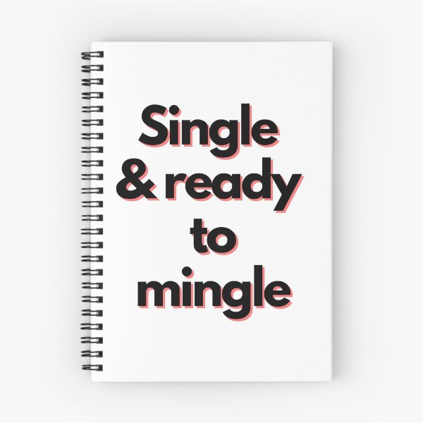 Item preview, Single & Ready to Mingle Fun Slogan designed and sold by IrishQuirk2021.