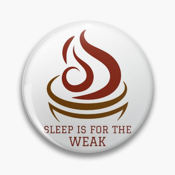 Item preview, Sleep Is For The Weak, With Coffee designed and sold by SquishStitches.