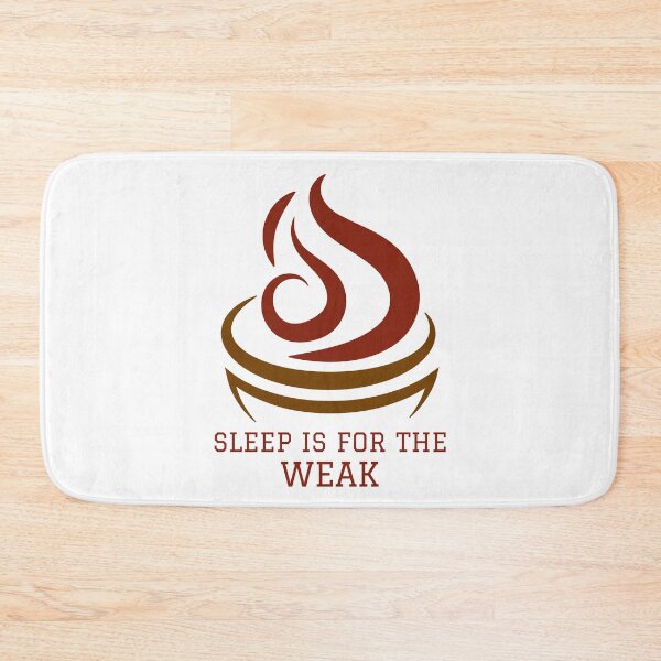 Item preview, Sleep Is For The Weak, With Coffee designed and sold by SquishStitches.