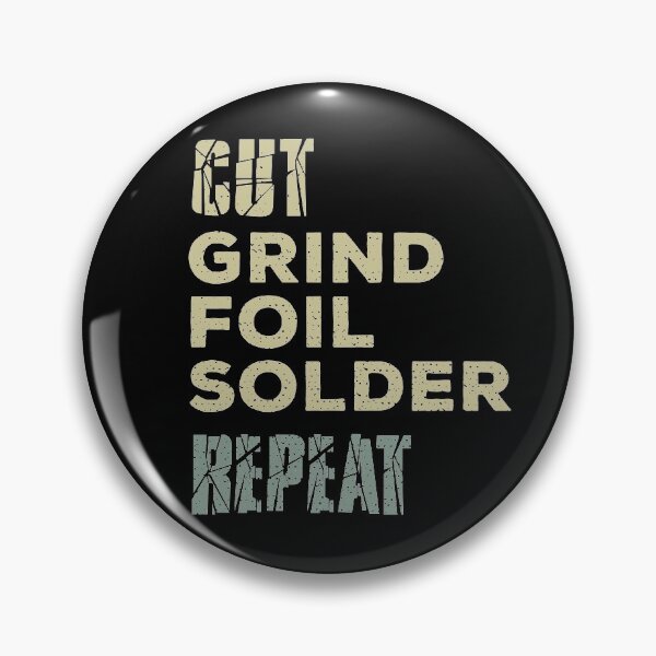 Item preview, Cut, grind, foil, solder, repeat. Stained glass artist designed and sold by AndArte.