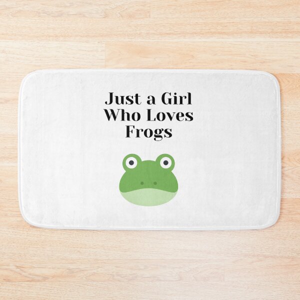 Item preview, Just a Girl Who Loves Frogs, Frog Face designed and sold by JRice66.