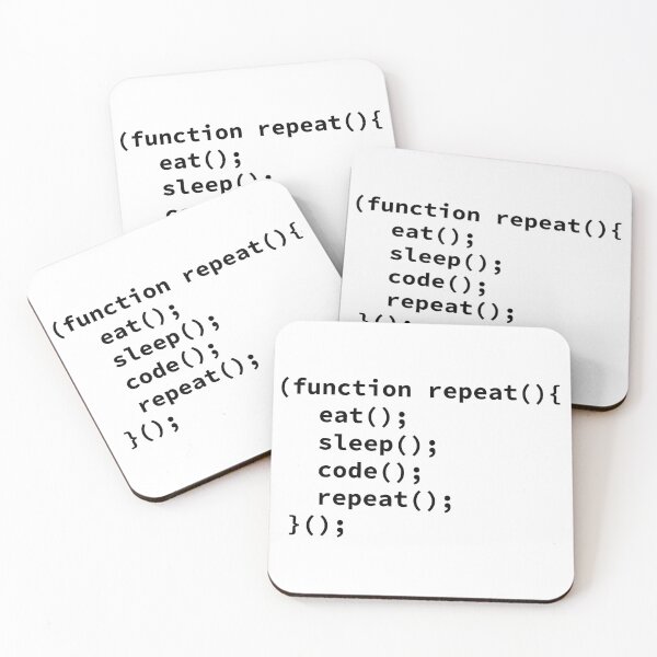 Item preview, Eat Sleep Code Repeat, gift for Computer Programmer, Computer Science, Coding humour, Programmer Gift, Coding Jokes designed and sold by AwesomeUnique.