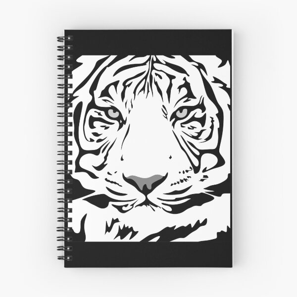 Item preview, White tiger feline gaze designed and sold by Enriquegl.