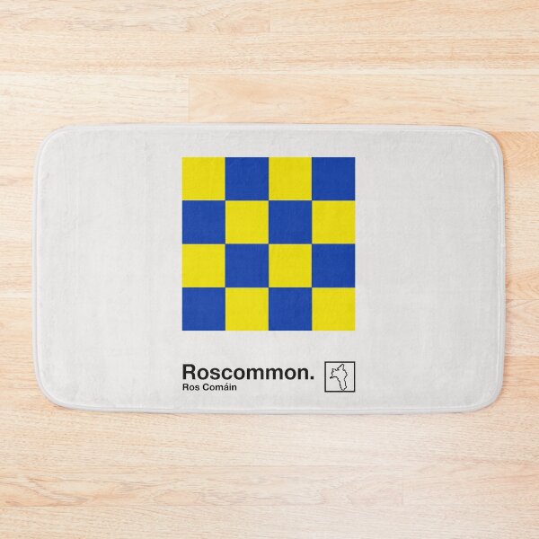 Item preview, County Roscommon / Original Retro Style Minimalist Poster Design designed and sold by AestheticNow.