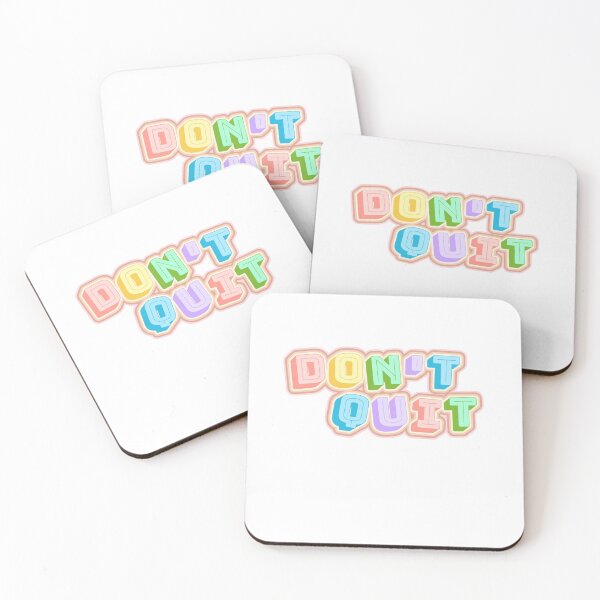 Item preview, DONT QUIT  designed and sold by The Customed Portraits.