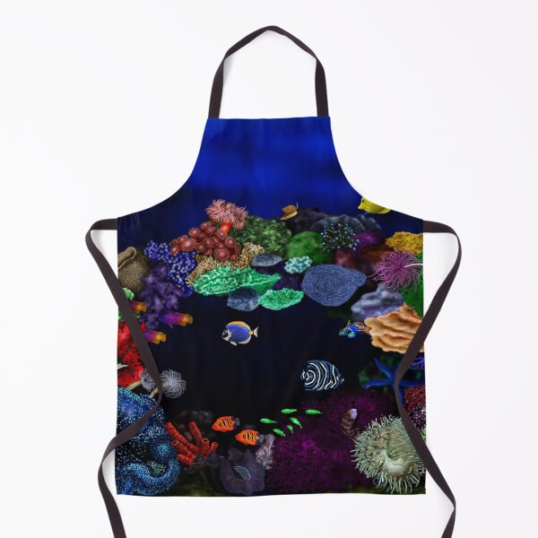 Item preview, Colorful Coral & Fish Reef Art designed and sold by HRSCreates.