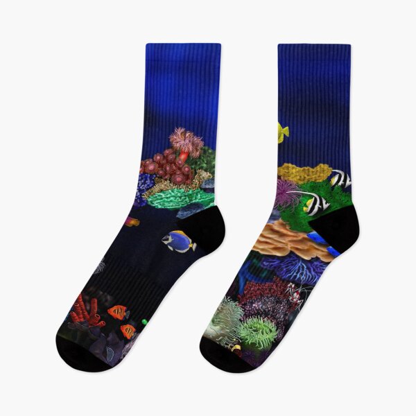 Item preview, Colorful Coral & Fish Reef Art designed and sold by HRSCreates.