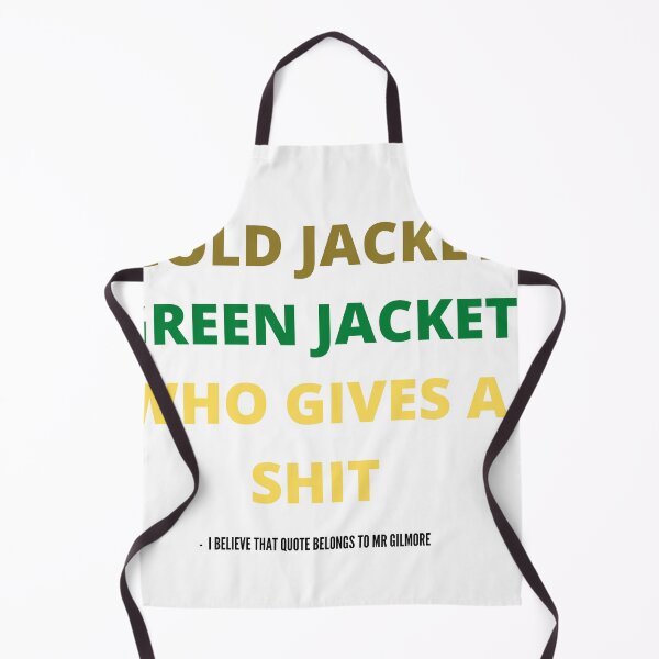 Item preview, Gold Jacket Green Jacket Who Gives A Shit designed and sold by KAY YOUNGER.
