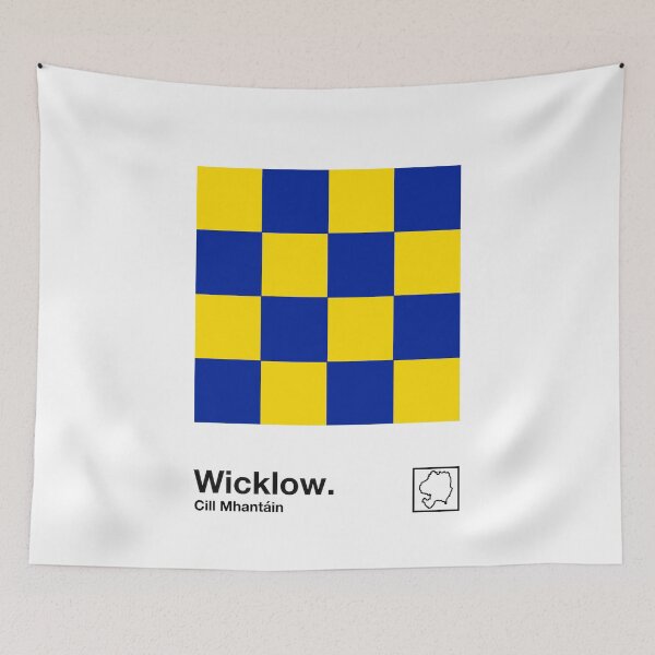 Item preview, County Wicklow, Ireland - Retro Style Minimalist Poster Design  designed and sold by AestheticNow.