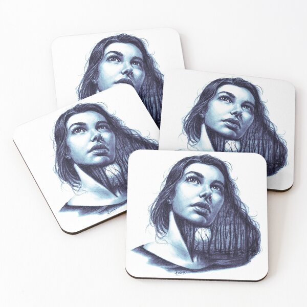 Item preview, Tangled Forest of Hair (blue) designed and sold by Brina Williamson.