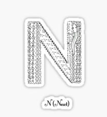 N is for Newt Sticker