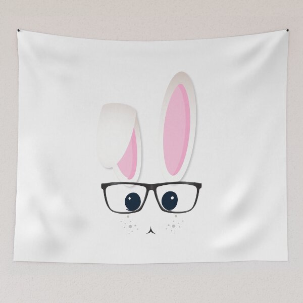 Item preview, Bunny with glasses designed and sold by crazycollective.
