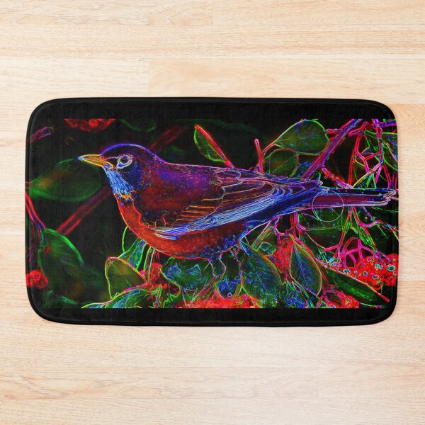 Item preview, neon AMERICAN ROBIN designed and sold by THE AMERICAN TEEVANGELIST.
