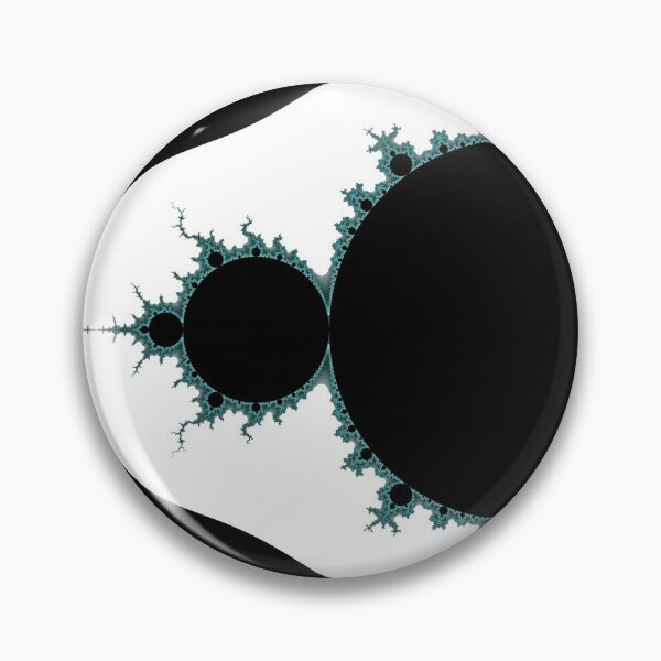 Item preview, Cyan / Black Mandelbrot 002 designed and sold by Rupert Russell.