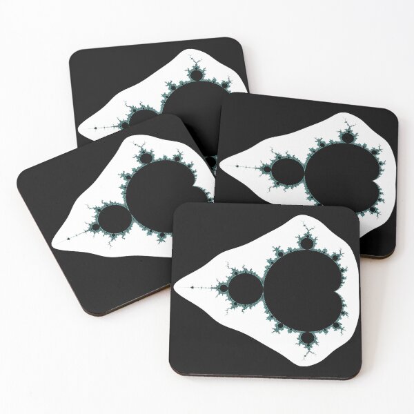 Item preview, Cyan / Black Mandelbrot 002 designed and sold by Rupert Russell.