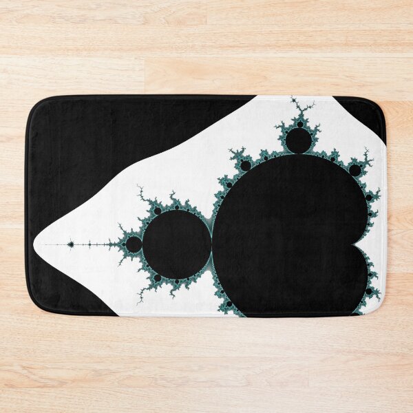 Item preview, Cyan / Black Mandelbrot 002 designed and sold by Rupert Russell.