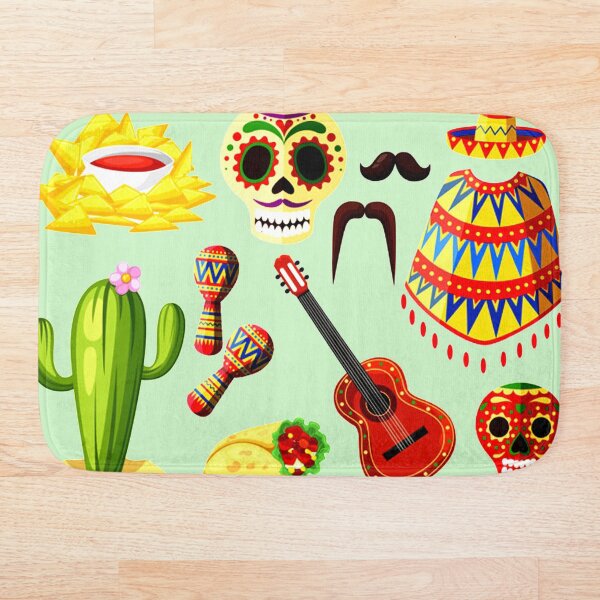 Item preview, Mexico colorful symbols. mexican icons set. latin traditional ethnicity symbols. style designed and sold by ESDT.