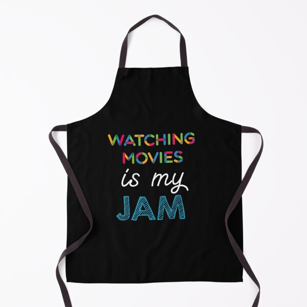 Item preview, Watching Movies is my Jam. Funny Watching Movies Design designed and sold by Custom365.