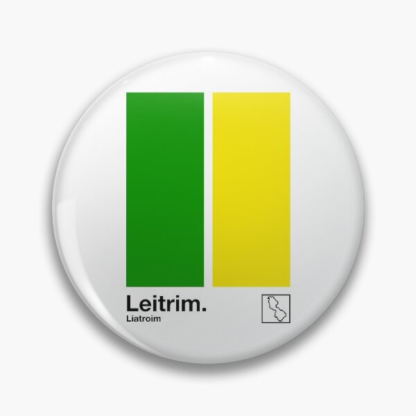 Item preview, County Leitrim / Original Retro Style Minimalist Poster Design designed and sold by AestheticNow.