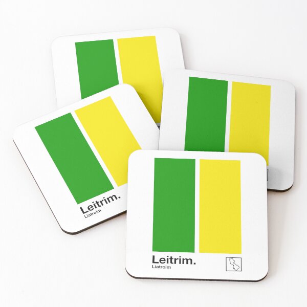 Item preview, County Leitrim / Original Retro Style Minimalist Poster Design designed and sold by AestheticNow.