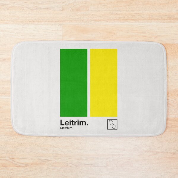 Item preview, County Leitrim / Original Retro Style Minimalist Poster Design designed and sold by AestheticNow.