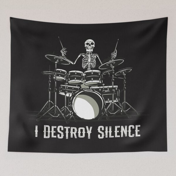 Item preview, Drummer Gifts I Destroy Silence Drums designed and sold by mydesigns15.