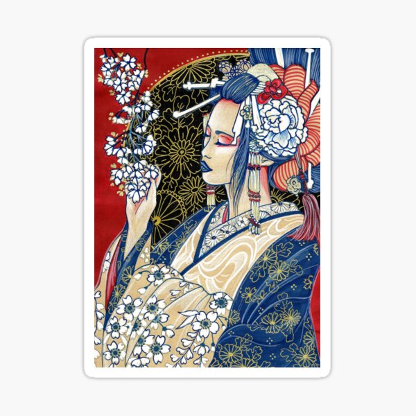 Item preview, Geisha / Japanese girl designed and sold by Petitelulu.