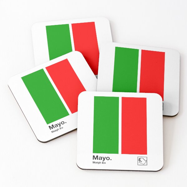 Item preview, County Mayo / Original Retro Style Minimalist Poster Design designed and sold by AestheticNow.