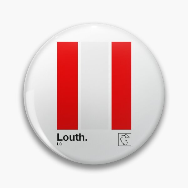 Item preview, County Louth / Original Retro Style Minimalist Poster Design designed and sold by AestheticNow.