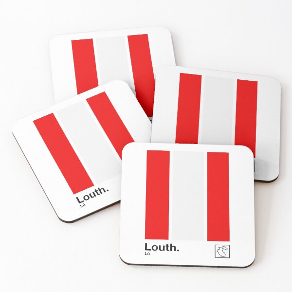 Item preview, County Louth / Original Retro Style Minimalist Poster Design designed and sold by AestheticNow.