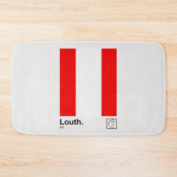 Item preview, County Louth / Original Retro Style Minimalist Poster Design designed and sold by AestheticNow.