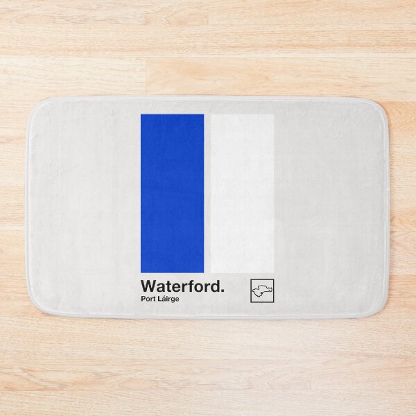 Item preview, County Waterford, Ireland - Retro Style Minimalist Poster Design  designed and sold by AestheticNow.