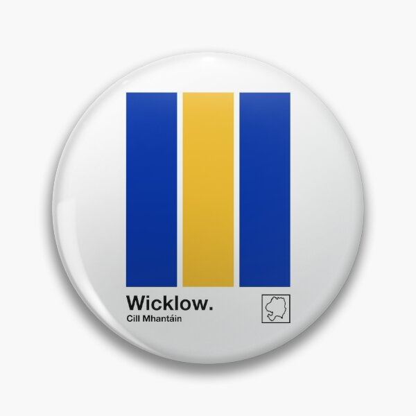 Item preview, County Wicklow, Ireland - Retro Style Minimalist Poster Design  designed and sold by AestheticNow.