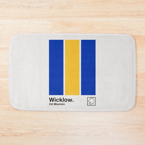 Item preview, County Wicklow, Ireland - Retro Style Minimalist Poster Design  designed and sold by AestheticNow.