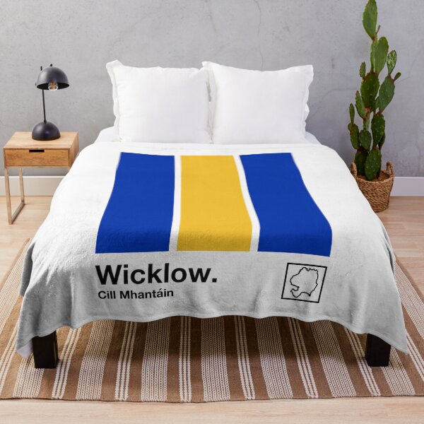 Item preview, County Wicklow, Ireland - Retro Style Minimalist Poster Design  designed and sold by AestheticNow.