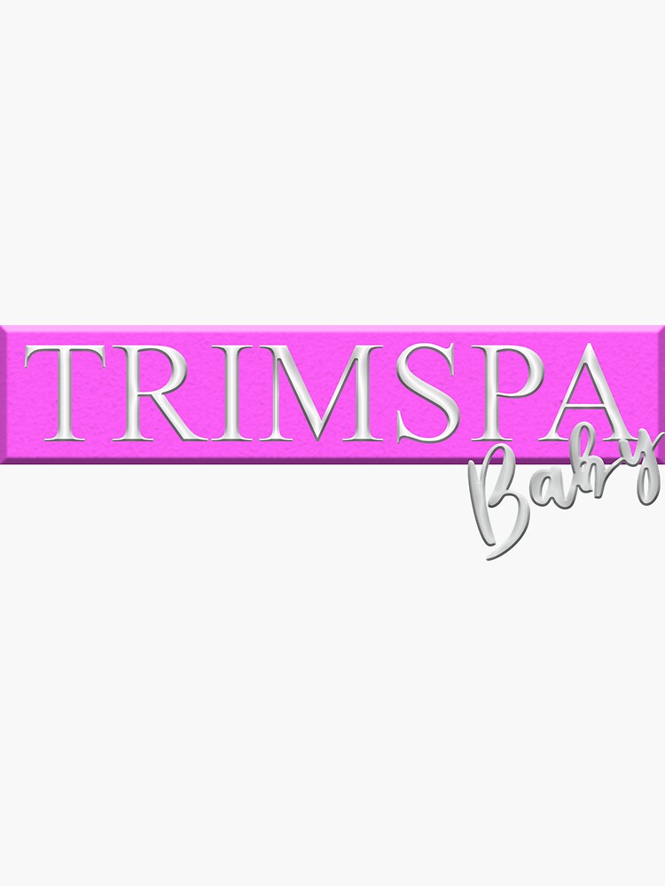 Pegatina «Trimspa bebé» de BadWisdom Redbubble