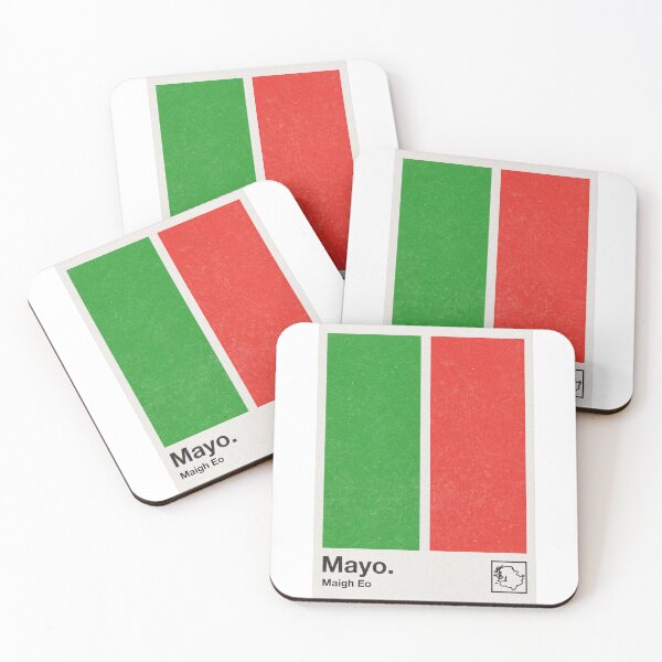 Item preview, County Mayo, Ireland - Retro Style Minimalist Poster Design designed and sold by AestheticNow.