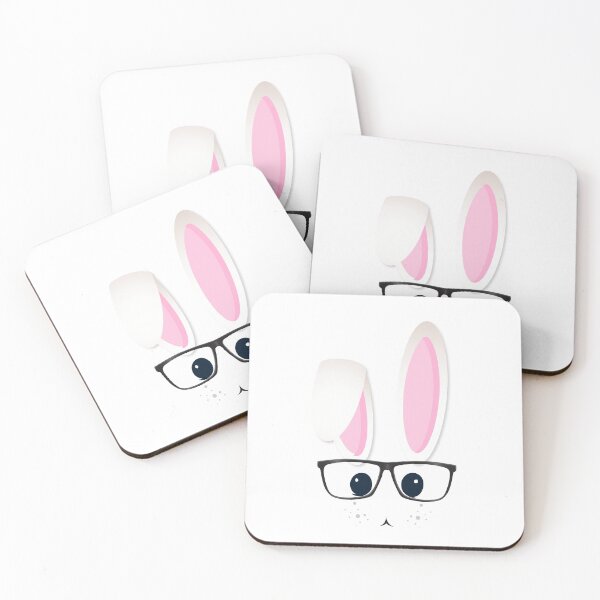 Item preview, Bunny with glasses designed and sold by crazycollective.