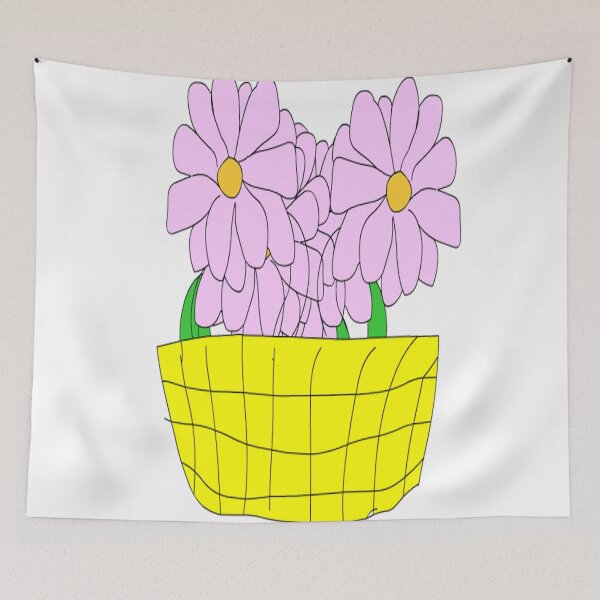 Item preview, FLOWERS IN A BASKET designed and sold by CUTESTUFFnow.