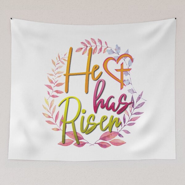 Item preview, He Has Risen Jesus of Nazareth Resurrection Easter designed and sold by closr2god.