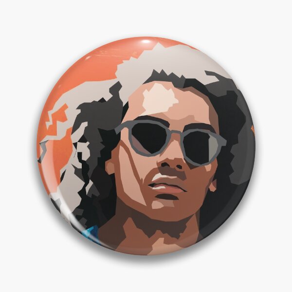 Item preview, Orange and Blue Texture Male Portrait designed and sold by Krystian Stafford.