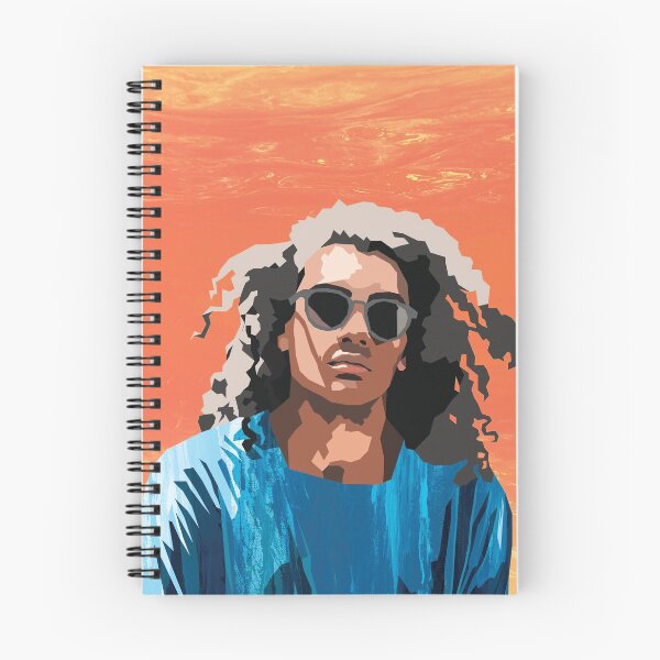 Item preview, Orange and Blue Texture Male Portrait designed and sold by Krystian Stafford.