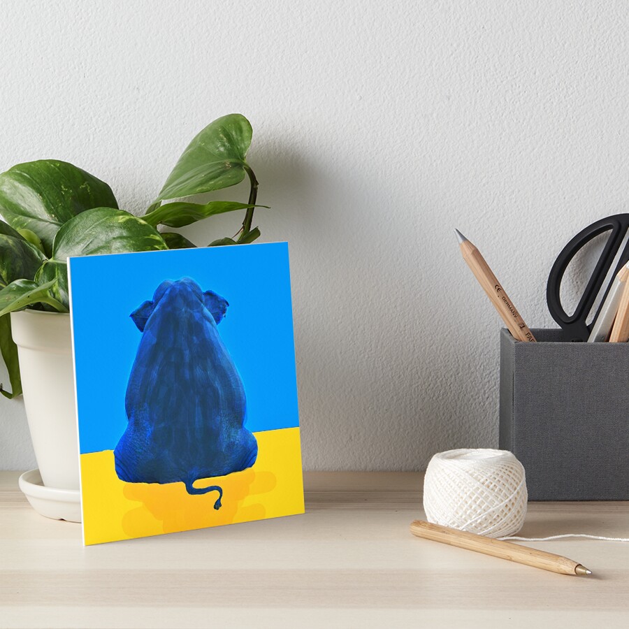 "NCIS ELEPHANT IN THE ROOM blue version" Art Board Print for Sale by