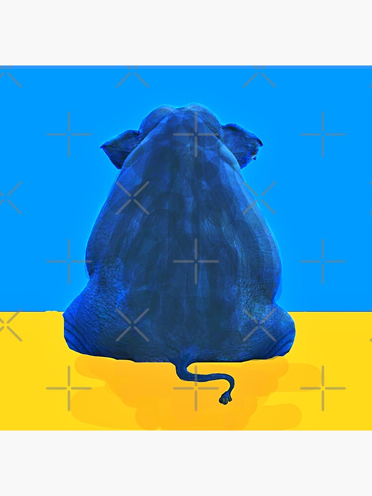 "NCIS ELEPHANT IN THE ROOM blue version" Canvas Print for Sale by