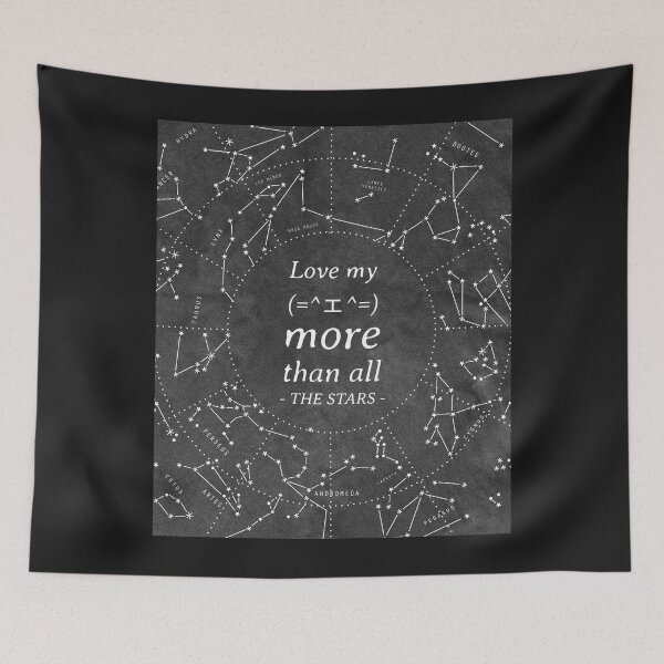 Item preview, Love My Cat More Than All The Stars - Milky Way Felines designed and sold by Purrfecta.