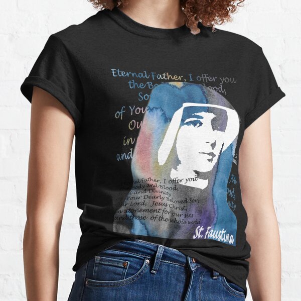 Saint Faustina Kowalska 1 Classic T-Shirt