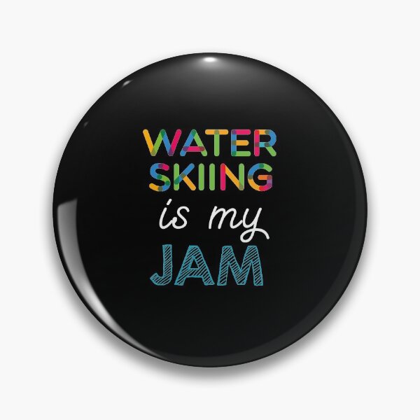 Item preview, Water Skiing is my Jam. Funny Water Skiing Design designed and sold by Custom365.