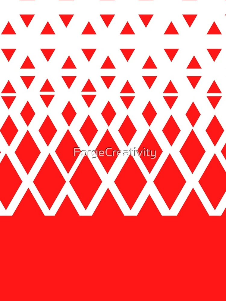 Thumbnail 4 of 4, iPhone Case, Red Diamond Pattern designed and sold by ForgeCreativity.