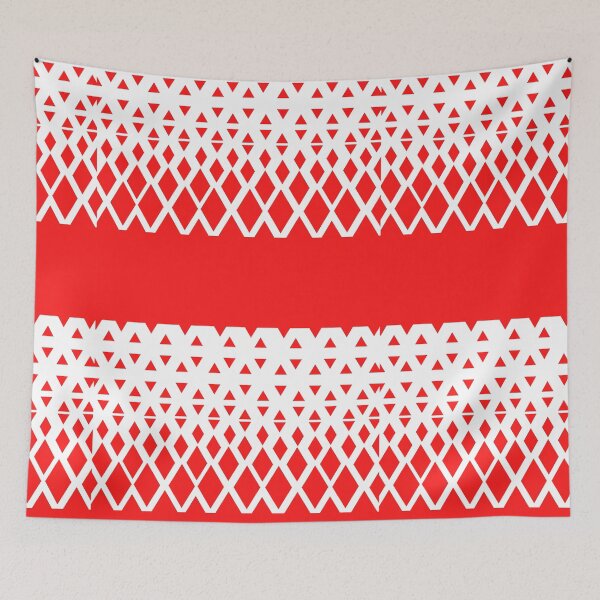 Item preview, Red Diamond Pattern designed and sold by ForgeCreativity.