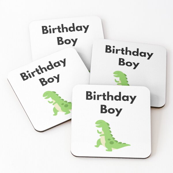 Item preview, Birthday Boy Cute Green Dinosaur designed and sold by JRice66.